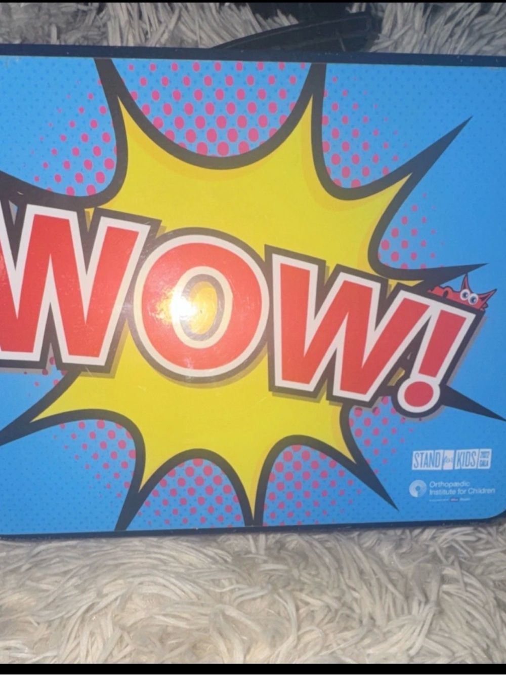 WOW! Graphic Pop Art Box - Bright Yellow & Blue